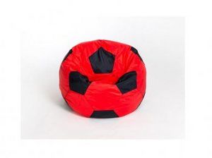 Кресло-мешок Мяч малый красно-черное в Лысьве - lysva.ok-mebel.com | фото 1