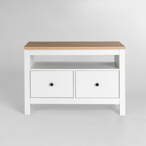 2.08.03.080.14 САГА тумба 2 ящика белая/ясень RU в Лысьве - lysva.ok-mebel.com | фото 2