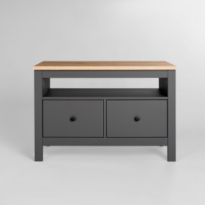 2.08.03.080.15 САГА тумба 2 ящика серая/ясень RU в Лысьве - lysva.ok-mebel.com | фото 2