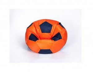 Кресло-мешок Мяч малый оранжево-черное в Лысьве - lysva.ok-mebel.com | фото 1