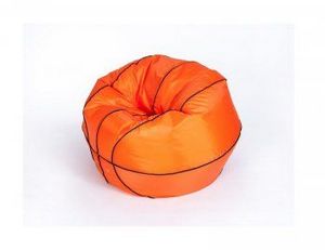Кресло-мешок Баскетбольный мяч малый оранжево-черное в Лысьве - lysva.ok-mebel.com | фото 3