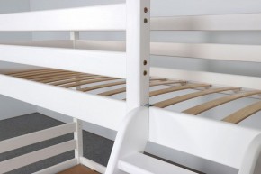 АДЕЛЬ Кровать двухъярусная с наклонной лестницей (белый) в Лысьве - lysva.ok-mebel.com | фото 6
