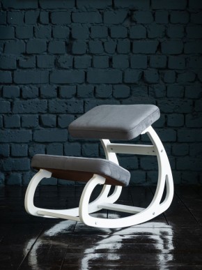 Балансирующий коленный стул Конёк Горбунёк (Белый) в Лысьве - lysva.ok-mebel.com | фото 2