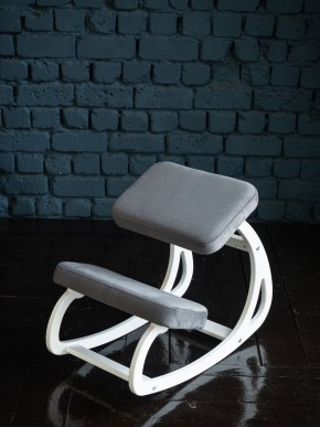 Балансирующий коленный стул Конёк Горбунёк (Белый) в Лысьве - lysva.ok-mebel.com | фото 3