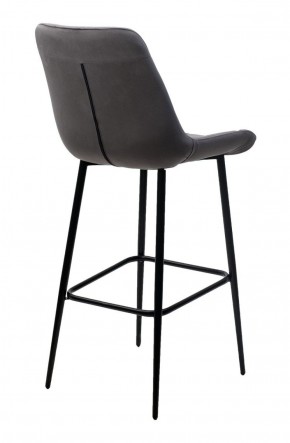 Барный стул ХОФМАН, цвет H-14 Серый, велюр / черный каркас М-City в Лысьве - lysva.ok-mebel.com | фото 4