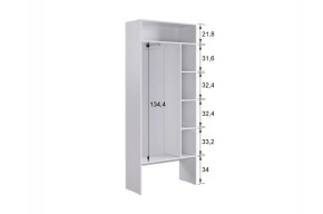 БАСКО Прихожая К5 (графит) в Лысьве - lysva.ok-mebel.com | фото 9