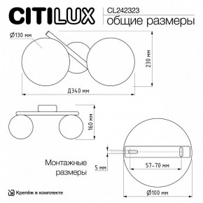 Бра Citilux Ronny CL242323 в Лысьве - lysva.ok-mebel.com | фото 9