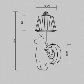 Бра Maytoni Senor Alpaca MOD377WL-L6W3K в Лысьве - lysva.ok-mebel.com | фото 9
