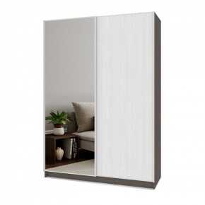 БРАУН Б672 Шкаф-купе (анкор темный/анкор светлый) в Лысьве - lysva.ok-mebel.com | фото