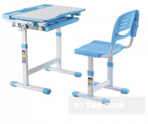 Комплект парта + стул трансформеры Cantare Blue в Лысьве - lysva.ok-mebel.com | фото 2