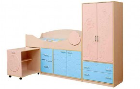 Набор мебели для детской Юниор -12.2 (700*1860) МДФ матовый в Лысьве - lysva.ok-mebel.com | фото