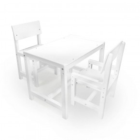 Детский растущий комплект стол и два стула  Я САМ "Лофт" (Белый, Белый) в Лысьве - lysva.ok-mebel.com | фото