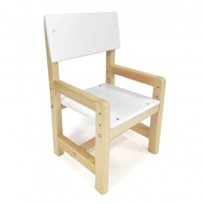 Детский растущий комплект стол и стул  Я САМ "Лофт" (Белый, Сосна) в Лысьве - lysva.ok-mebel.com | фото 5