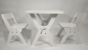 Детский растущий стол-парта и два стула Я САМ "Умка-Дуо" (Белый) в Лысьве - lysva.ok-mebel.com | фото 1