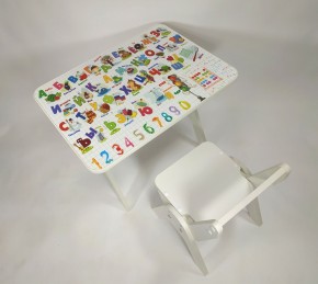 Детский растущий стол-парта и стул Я САМ "Умка" (Алфавит) в Лысьве - lysva.ok-mebel.com | фото 4