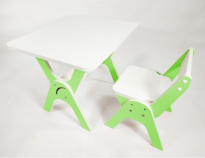Детский растущий стол-парта и стул Я САМ "Умка" (Зеленый) в Лысьве - lysva.ok-mebel.com | фото