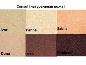 Диван двухместный Алекто Consul натуральная кожа в Лысьве - lysva.ok-mebel.com | фото 5