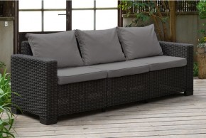 Диван Калифорния 3-х местный (California 3 Sofa), графит в Лысьве - lysva.ok-mebel.com | фото