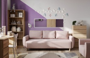 Диван-кровать Тулисия светло-розовый, ткань рогожка в Лысьве - lysva.ok-mebel.com | фото