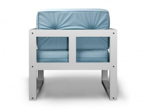 Диван одноместный DEmoku Д-1 (Синий/Белый) в Лысьве - lysva.ok-mebel.com | фото 4