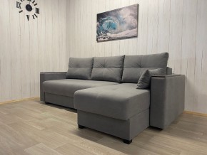 Диван угловой Комфорт-3 (НПБ+МДФ) велюр Galaxy Lite 26 в Лысьве - lysva.ok-mebel.com | фото 2