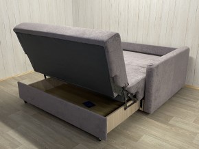 Диван Уют Аккордеон БД 1400 с подлокотниками (НПБ) велюр Comfort 7 в Лысьве - lysva.ok-mebel.com | фото 5