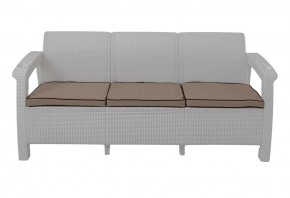 Диван Yalta Premium Sofa 3 Set (Ялта) белый (+подушки под спину) в Лысьве - lysva.ok-mebel.com | фото 2