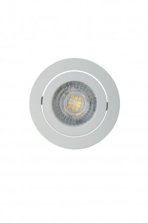 DK2017-WH Встраиваемый светильник, IP 20, 50 Вт, GU10, белый, алюминий в Лысьве - lysva.ok-mebel.com | фото 1