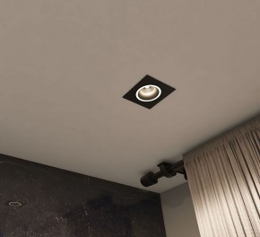 DK2061-BK Встраиваемый светильник IP 20, до 15 Вт, GU10, LED, черный, алюминий в Лысьве - lysva.ok-mebel.com | фото 4