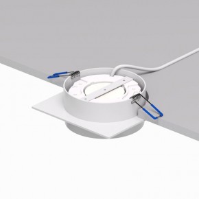 DK2091-WH Встраиваемый светильник FLAT, IP 20, до 15 Вт, GX53, LED, белый, алюминий в Лысьве - lysva.ok-mebel.com | фото 4
