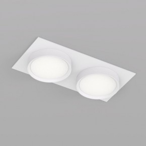 DK2092-WH Встраиваемый светильник FLAT, IP 20, до 15 Вт, GX53, LED, белый, алюминий в Лысьве - lysva.ok-mebel.com | фото 2
