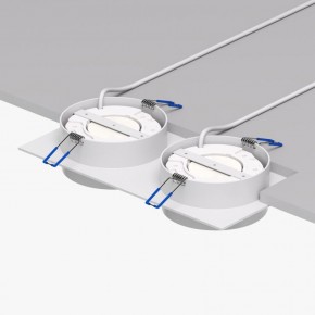 DK2092-WH Встраиваемый светильник FLAT, IP 20, до 15 Вт, GX53, LED, белый, алюминий в Лысьве - lysva.ok-mebel.com | фото 4