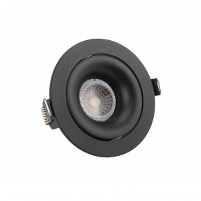 DK2120-BK Встраиваемый светильник, IP 20, 50 Вт, GU10, черный, алюминий в Лысьве - lysva.ok-mebel.com | фото