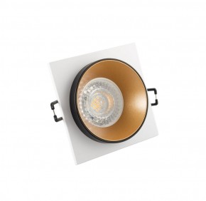 DK2402-GD Встраиваемый светильник, IP 20, 50 Вт, GU10, черный/золотой, алюминий в Лысьве - lysva.ok-mebel.com | фото