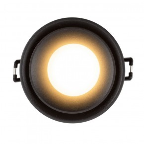 DK2403-BK Встраиваемый светильник влагозащ., IP 44, 10 Вт, GU10, черный, алюминий в Лысьве - lysva.ok-mebel.com | фото 3