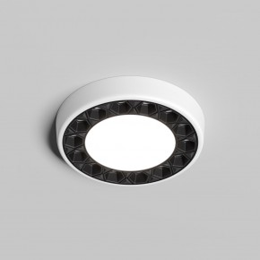 DK2441-WB Встраиваемый светильник DUAL 9+9 Вт, LED 4000K, IP 20, d120mm, белый/черный, алюминий/акрил в Лысьве - lysva.ok-mebel.com | фото 2