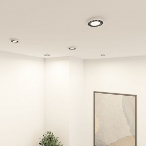 DK2441-WB Встраиваемый светильник DUAL 9+9 Вт, LED 4000K, IP 20, d120mm, белый/черный, алюминий/акрил в Лысьве - lysva.ok-mebel.com | фото 6