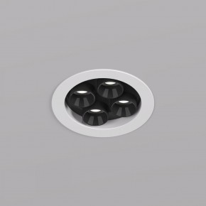 DK2510-WB Встраиваемый светильник SPACE со светодиодом d65 220V 8W 38° 4000К IP20 белый/черный алюминий в Лысьве - lysva.ok-mebel.com | фото