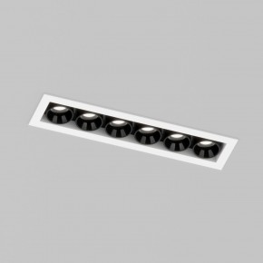 DK2514-WB Встраиваемый светильник SPACE со светодиодом L126mm 220V 10W 38° 4000К IP20 белый/черный алюминий в Лысьве - lysva.ok-mebel.com | фото