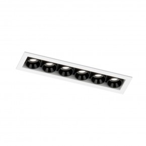 DK2514-WB Встраиваемый светильник SPACE со светодиодом L126mm 220V 10W 38° 4000К IP20 белый/черный алюминий в Лысьве - lysva.ok-mebel.com | фото 5