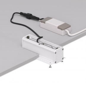 DK2531-WB Встраиваемый светильник SPACE со светодиодом под шпатлевку L126mm 220V 10W 38° 4000К IP20 белый/черный алюминий в Лысьве - lysva.ok-mebel.com | фото 5