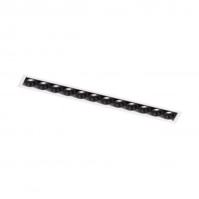 DK2532-WB Встраиваемый светильник SPACE со светодиодом под шпатлевку L240mm 220V 20W 38° 4000К IP20 белый/черный алюминий в Лысьве - lysva.ok-mebel.com | фото 5
