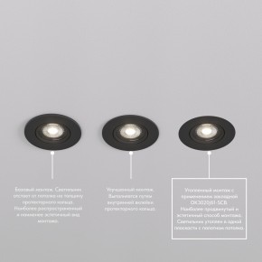 DK3020-BK Встраиваемый светильник, IP 20, 10 Вт, GU5.3, LED, черный, пластик в Лысьве - lysva.ok-mebel.com | фото 5