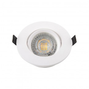 DK3020-WH Встраиваемый светильник, IP 20, 10 Вт, GU5.3, LED, белый, пластик в Лысьве - lysva.ok-mebel.com | фото 2