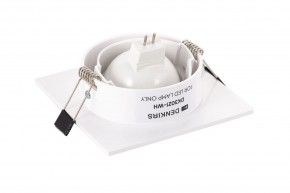 DK3021-WH Встраиваемый светильник, IP 20, 10 Вт, GU5.3, LED, белый, пластик в Лысьве - lysva.ok-mebel.com | фото 4