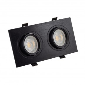 DK3022-BK Встраиваемый светильник, IP 20, 10 Вт, GU5.3, LED, черный, пластик в Лысьве - lysva.ok-mebel.com | фото