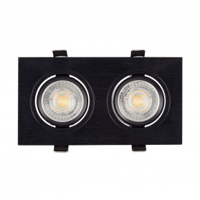 DK3022-BK Встраиваемый светильник, IP 20, 10 Вт, GU5.3, LED, черный, пластик в Лысьве - lysva.ok-mebel.com | фото 2