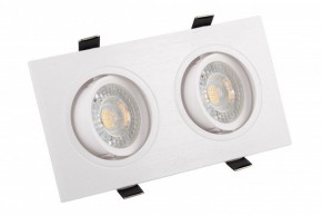 DK3022-WH Встраиваемый светильник, IP 20, 10 Вт, GU5.3, LED, белый, пластик в Лысьве - lysva.ok-mebel.com | фото
