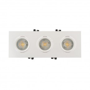 DK3023-WH Встраиваемый светильник, IP 20, 10 Вт, GU5.3, LED, белый, пластик в Лысьве - lysva.ok-mebel.com | фото