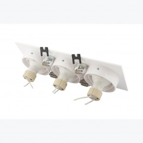 DK3023-WH Встраиваемый светильник, IP 20, 10 Вт, GU5.3, LED, белый, пластик в Лысьве - lysva.ok-mebel.com | фото 4